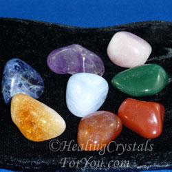 Chakra Kits contain stones for the seven major chakras Chakra Kits