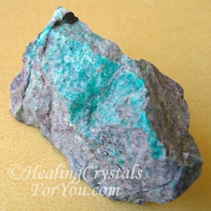 Ajoite On Matrix Stone Ajoite On Matrix Stone