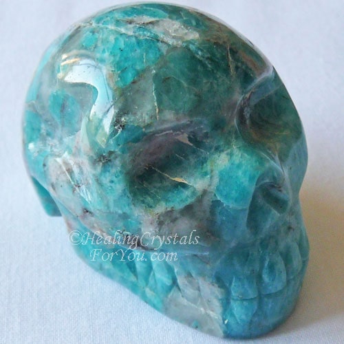 Amazonite Crystal Skull