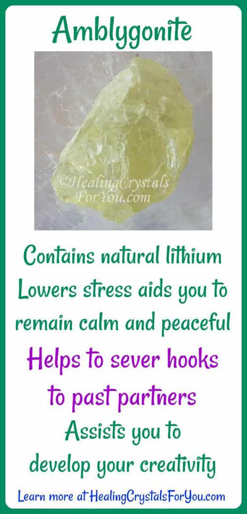 Amblygonite Meaning Properties Powers & Uses