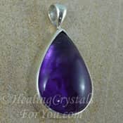 Amethyst Crystal Pendant