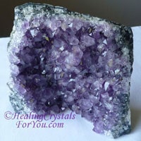 Amethyst cluster