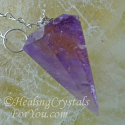 Pendule d'amétrine Pendule d'amétrine