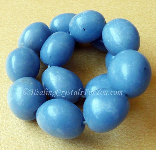 Angelite Bead Bracelet Angelite Bead Bracelet
