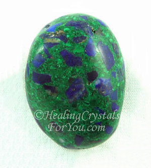 Blue Azurite in Malachite Blue Azurite in Malachite