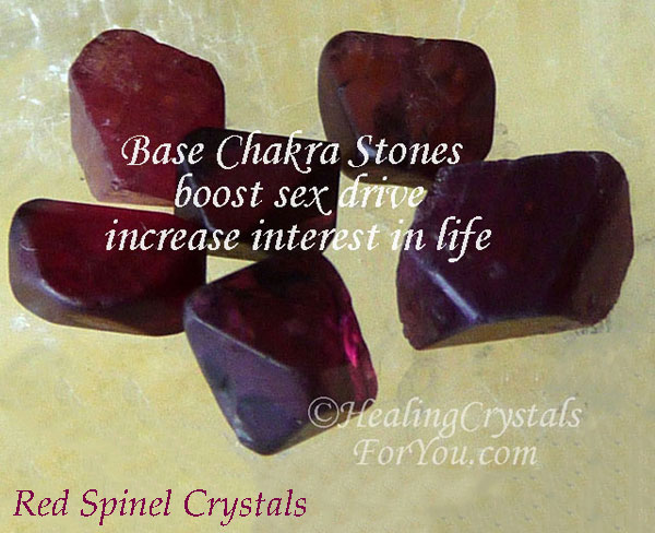 Red Spinel is a strong base chakra stone