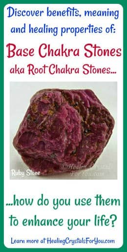 Base Chakra Stones Base Chakra Stones