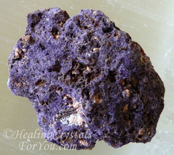 Bastnasite in Purple Fluorite Bastnasite in Purple Fluorite