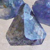 Benitoite on White Natrolite