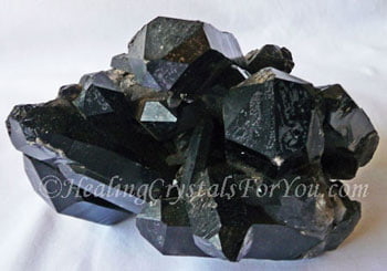 Black Quartz Cluster Black Quartz
