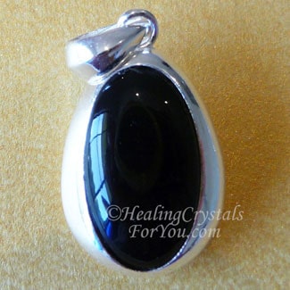 Black Spinel Gemstone Pendant