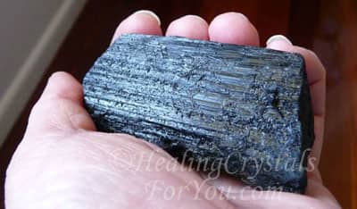 Black Tourmaline Grounding with Black Tourmaline