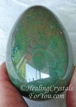 Egg Shaped Bloodstone Bloodstone