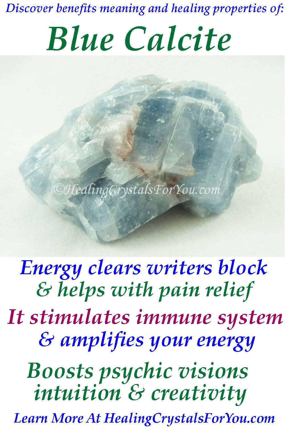 Blue Calcite Helps Pain, Aids Writers Block