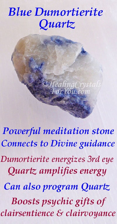 Blue Dumortierite Quartz Blue Dumortierite Quartz