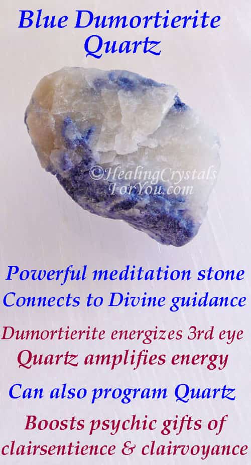Blue Dumortierite Quartz Blue Dumortierite Quartz