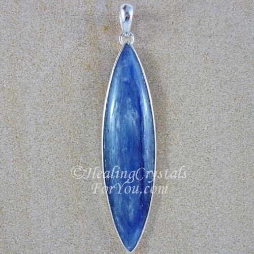 Blue Crystalline Kyanite Pendant