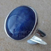 Blue Kyanite Ring
