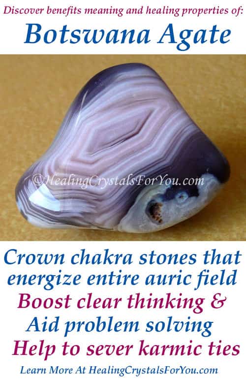 Botswana Agate Meanings & Use