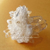 Clear Quartz Crystal Cluster