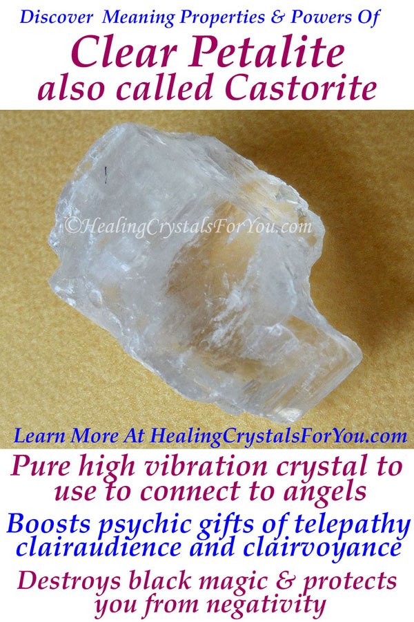 Castorite Clear Petalite