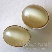 Cats Eye Chrysoberyl Earrings Cats Eye Chrysoberyl Earrings