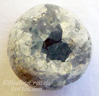 Celestite Sphere Celestite Sphere