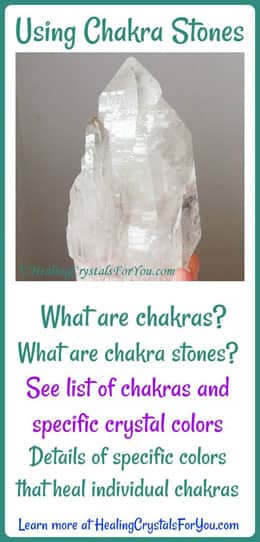 Chakra Stones Chart