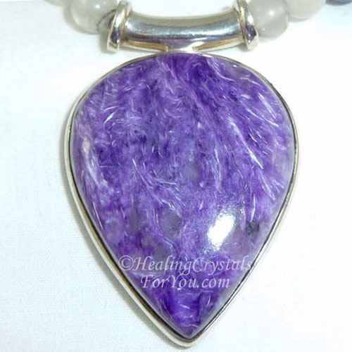 Purple Charoite Pendant Purple Charoite Pendant