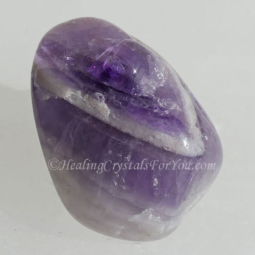 Chevron Amethyst Tumble