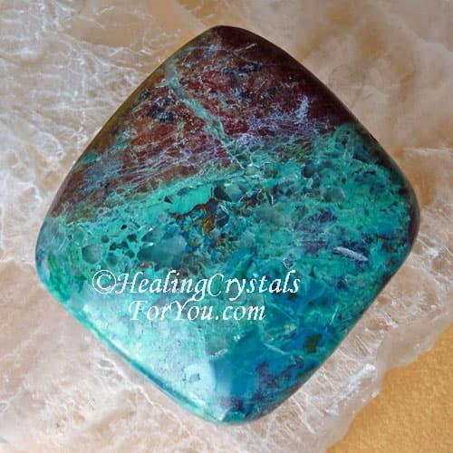 Chrysocolla With Red Cuprite