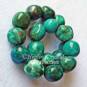 Chrysocolla Bead Bracelet Chrysocolla Bead Bracelet