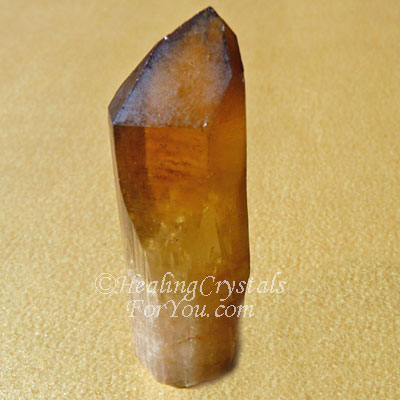 Citrine Crystals Meaning Use Healing For You - Citrine Clear Quartz Pendant