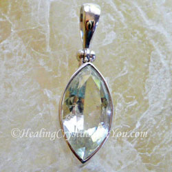 Clear Datolite Pendant sq250