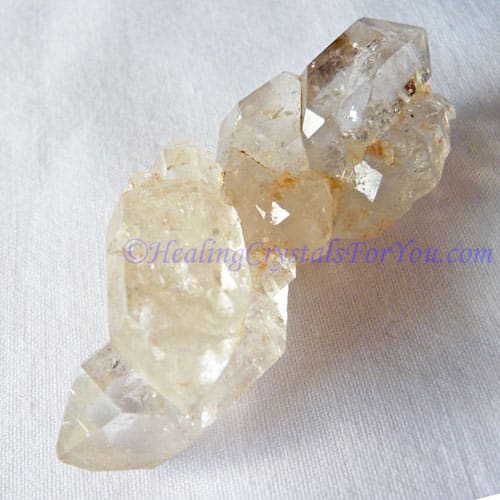 Double terminated Clear Quartz Crystals Double-terminated Clear Quartz Crystals