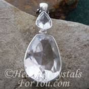 Clear Quartz Crystal Pendant