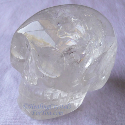Clear Quartz Crystal Skull