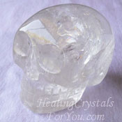Clear Quartz Crystal Skull