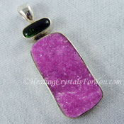 Cobaltian Calcite Pendant