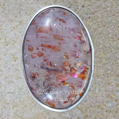 Confetti Sunstone Cabachon