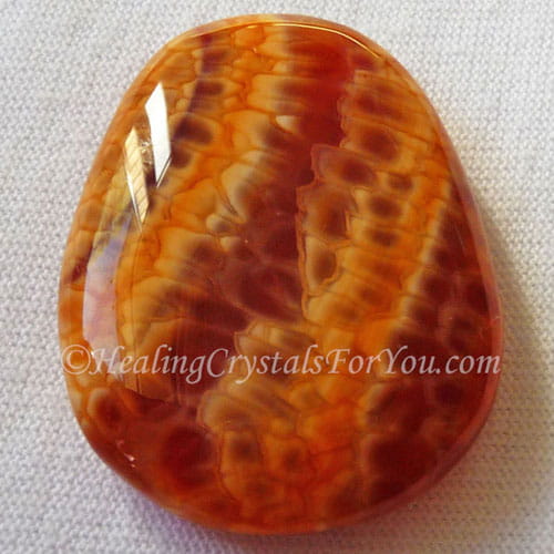 Crackled discount fire agate