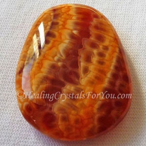 Crackled Fire Agate