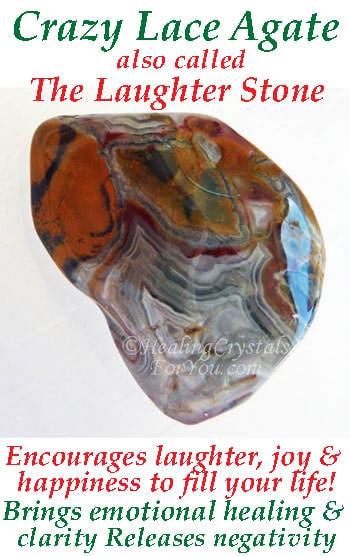 Crazy Lace Agate The Laughter Stone