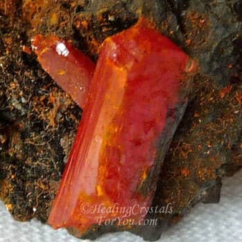Crocoite Crystal Crocoite Crystal