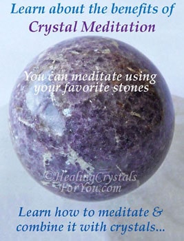 Benefits of crystal meditation