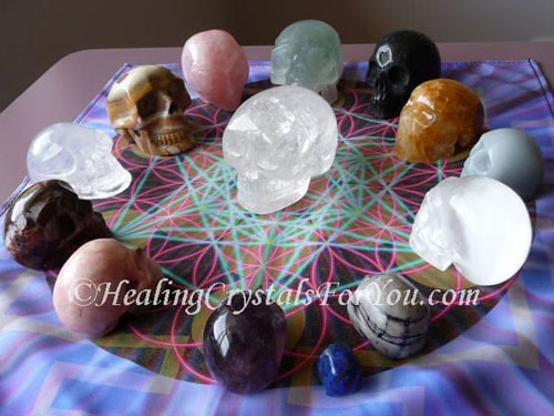 Crystal Skull Grid crystal skull grid 1-500