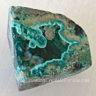 Dioptase with Chalcedony