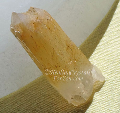 Elestial Mango Quartz
