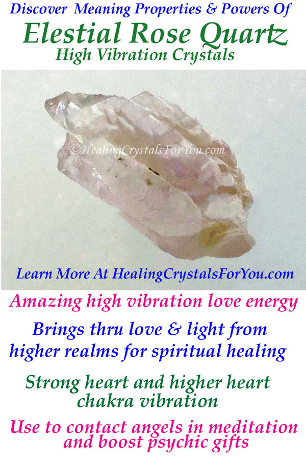 Elestial Rose Quartz