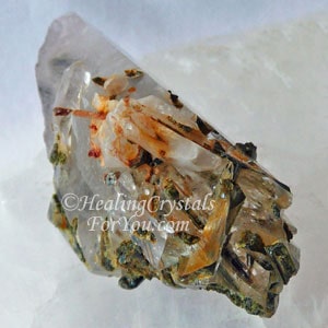 Epidote In Quartz Epidote In Quartz